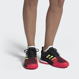 Adidas SoleCourt Boost Női Teniszcipő - Fekete [D70035]